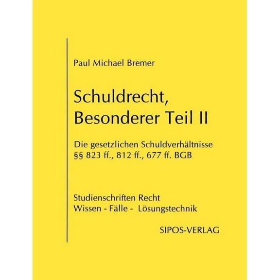 Schuldrecht, Besonderer Teil II (...), (Paperback)