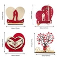 thumbnail image 3 of Desk Accessories Promotion Sale! Nomeni Valentines Day Wooden Table Top Decorations Wooden Signs Table Centerpieces Decoration for Valentine Day Party Table Home Decor, Home Decor Clearance Sale, 3 of 4
