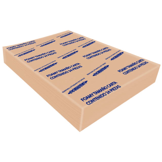24 Pliegos lamina Foamy liso PASCUA fomi liso, goma eva para decoracion, manualidad tamaño carta