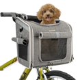 thumbnail image 1 of Cesta de bicicleta para mascotas BABEYER, expandible, con lados suaves, gris, 1 of 7