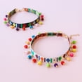 thumbnail image 3 of Collier pour Animaux de Compagnie Sangle de Cou Réglable Collier pour Animaux avec Décoration de Balle à Franges Coloré Confortable Sangle de Cou pour Chien Fournitures pour Animaux, 3 of 8