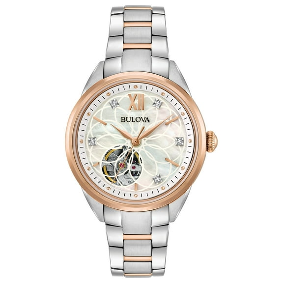 Bulova Women's Diamond Stainless Steel Automatic Watch