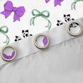 thumbnail image 4 of Homewish Kawaii Bowtie Black Out Curtains for Teens Female Adults,Cow Print Curtains Pack of 2 (42x63 Each),Dreamy Princess Bedroom Curtains,Lightweight Room Decor, 4 of 6