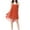 Orange, variant on Stamzod Nightgowns for Women 2026 Solid Spaghetti Strap Chiffon Night Dress Summer Crisscross Back Pajama Dress for Women Gray L