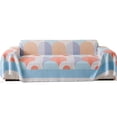 thumbnail image 1 of Diconna Waffle Sofa Cover with Tassels Geometric Pattern Washable Cute Decorative Couch Covers Furniture Protector for Pets Kids, 1 of 8