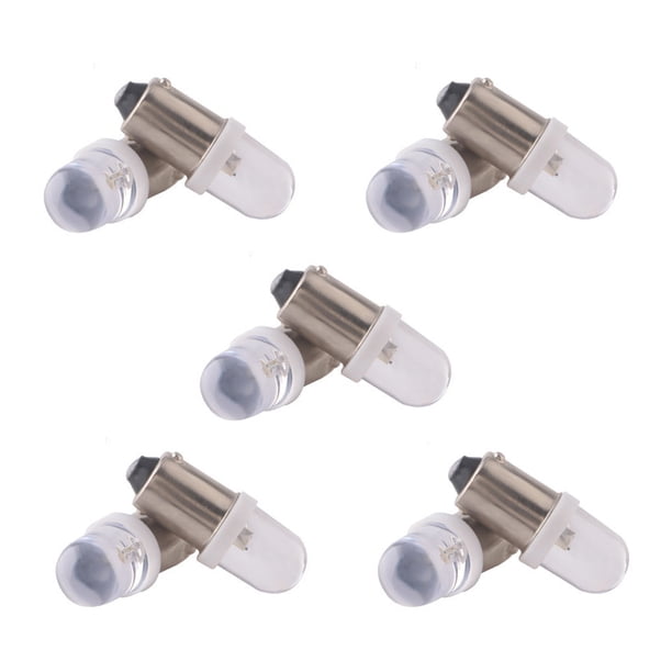 Speravity 10 piezas de luz para salpicadero de coche, 12V, indicador de Panel de instrumentos, lámpara lateral, bombilla de cuña, modificación, placa de Bombillas para automóviles Luz blanca Speravity VI018086-01B