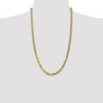 thumbnail image 2 of Auriga Fine Jewelry 10K Yellow Gold 4.75 mm Flat Beveled Curb Chain Necklace for Mens 26", 2 of 7