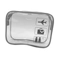 thumbnail image 2 of Clear Toiletry Bag Portable Makeup Organizer for Vacation Traveling Bathroom Gray, 2 of 8