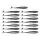 thumbnail image 3 of Señuelos de Pesca Blandos NikouMX 15 Piezas de Dos Colores TT Tail, 3 of 8