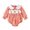 6-Orange, variant on Bigetiay Baby Girl Halloween Outfit Long Sleeve Bodysuit Cartoon Print Party Outfit Bow Romper, Size 6-12 Months