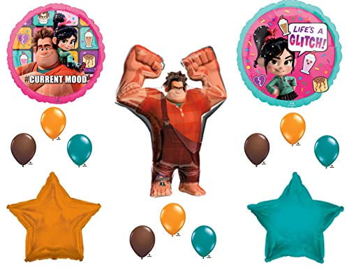 ~ Party Supplies 8 WRECK-IT RALPH Breaks the Internet LARGE PAPER PLATES 