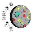 thumbnail image 4 of Sikiie Cute Dinosaur PVC Leather Spare Tire Wheel Cover Spare Tire Cover, for Car Truck SUV Camper Trailer Universal Fit(14-17in)-16 inch, 4 of 6