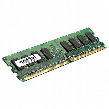 Crucial 512MB DDR2 PC2-5300 Unbuffered NON-ECC 1.8V 64Meg x 64