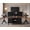 4 Piece-Black, variant on HLR Mid Century Living Room Table Set of 3 Piece, Black Wood 39" Coffee Table and End Side Table Sets Furniture