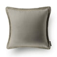 thumbnail image 2 of Phantoscope Designer's Choice Linen Trimmed Button Bundle Decorative Throw Pillow, 18" x 18", Beige, 2 Pack, 2 of 3