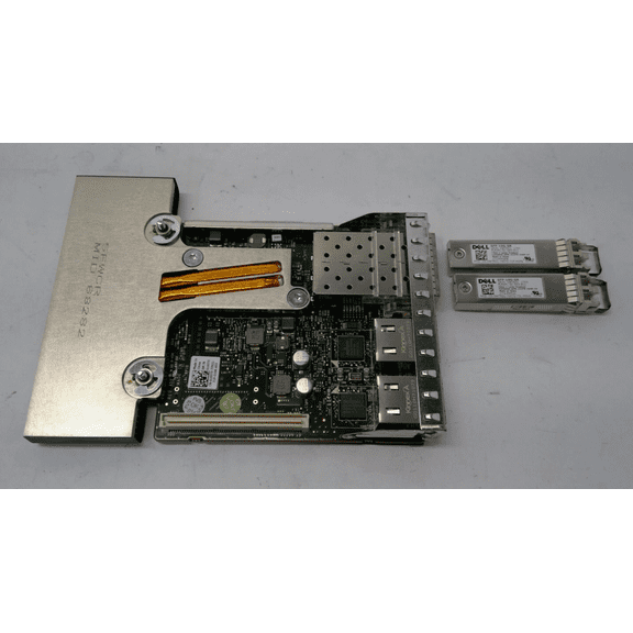 Pre-Owned Dell 0165T0 Broadcom 57800S Quad Port SFP+2x 10GbE RJ45 Network NIC Daughter Card w/2 SFP