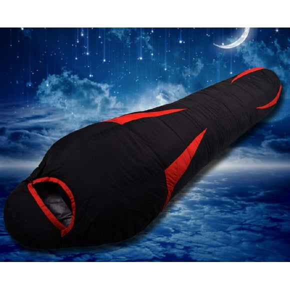 Super Light Down Contains 600 Grams of Duck Down Sleeping Bag Portable Waterproof Sleeping Bag with Compression Sack for 3-4 Season Camping Backpacking Hiking Outdoor(83"*31.5"*20" )