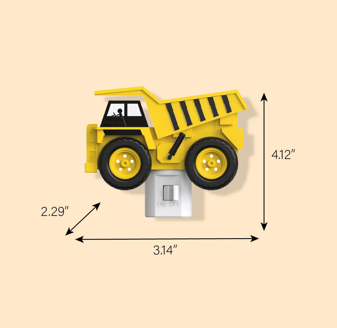 Meridian Lighting Dump Truck Night Light