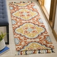 thumbnail image 2 of SAFAVIEH Aspen Tris Southwestern Wool Runner Rug, Beige/Rust, 2'3" x 8', 2 of 7