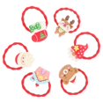 thumbnail image 2 of 6Pcs Holiday Hair Ties Hair Rings In Assorted Color For Daily Wear Suitable For Children Adults, 2 of 5
