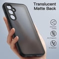 thumbnail image 4 of JETech Matte Case for Samsung Galaxy S23 FE 6.4-Inch with Upgraded Camera Protection, Translucent Frosted Matte Back Shockproof Protective Phone Cover (Black), 4 of 6