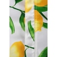 thumbnail image 4 of Contemporary Home Living Lemon Bliss Zippered Round Outdoor Tablecloth - 60" - White and Yellow, 4 of 6