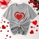 thumbnail image 5 of Camisetas de Manga Corta para Mujeres, Camiseta de Cuello Redondo Impresa de Moda, Primavera Y Verano Casual, 5 of 8