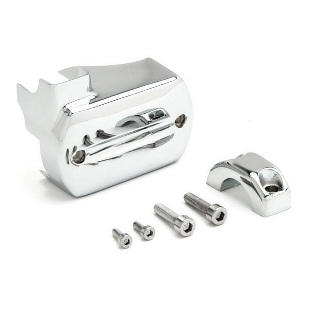 Krator Front Brake Fluid Cap Chrome Billet Reservoir Cap Compatible with 2002-2006 Yamaha V-Star 650