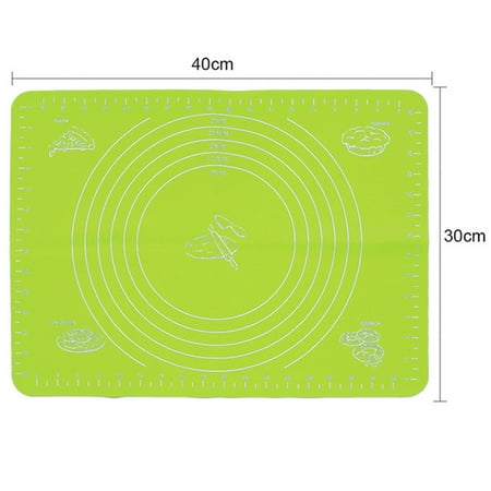 

Silicone Non-Stick Silicone Thickening Mat Rolling Dough Liner Pad Pastries Cake Bakeware Paste Flour Table Sheet New