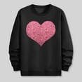 thumbnail image 5 of BEFOKA Mens Long Sleeve Shirts Crewneck Sweatshirt Valentine'S Day Love Heart Printed Golf Shirts Casual Tops Fall Blouses 2025 Plus Size Shirt Funny Holiday Loose Graphic Tee Tops, 5 of 6