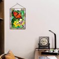thumbnail image 4 of Decorative Stained Rectangle Window Panel Pendant Wall Decoration, 4 of 8