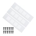 thumbnail image 1 of Unique Bargains 8 x 2 Inch Door Air Vent Cover, 3 Pcs Heavy Duty Grille Ventilation, 1 of 7