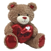 WAY TO CELEBRATE! 13.5" Valentine's Day Teddy Plush Toy