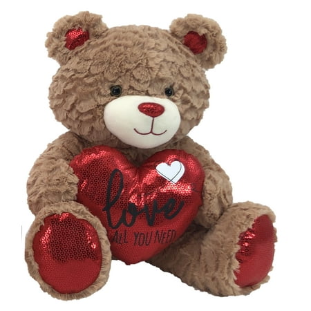 WAY TO CELEBRATE! 13.5" Valentine's Day Teddy Plush Toy