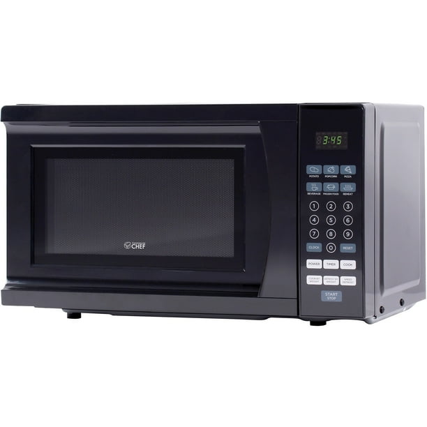 Commercial Chef CHM770B 0.7 Cubic Feet Microwave Oven, 700 Watt