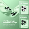 thumbnail image 6 of Magnetic for iPhone 15 Pro Max Case, [Compatible with MagSafe] [Full Camera Protection] [14FT Drop Protection] Shockproof Protective Slim Translucent Phone Case, Bamboo Green, 6 of 8