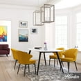 thumbnail image 3 of Hunter - Squire Manor 4-light Brushed Nickel, Medium Size Pendant Light, Dimmable, Modern Style, Rectangle Shaped, for Bedrooms, Dining, Living Rooms - 19695, 3 of 7