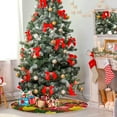 thumbnail image 4 of FMSHPON Mother's Day Beautiful Spring Tulips Flowers Xmas Christmas Tree Skirt Stand Mat for Holiday Party Decoration Indoor Outdoor 36 inches, 4 of 6