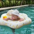 thumbnail image 3 of Sunnylife: Baby Float - Mima The Fairy Lemon Lilac - Inflatable Flower Shaped Pool-Water Tube, Head Rest, Leg Supports, Shade Canopy, 24-34lb, Age 1+, 3 of 9