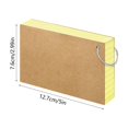 thumbnail image 3 of Ohmyroo Lined Index Cards With Ring Horizontal Flash Cards Note Taking Supplies for Home Office Organization Tools, 3 of 6