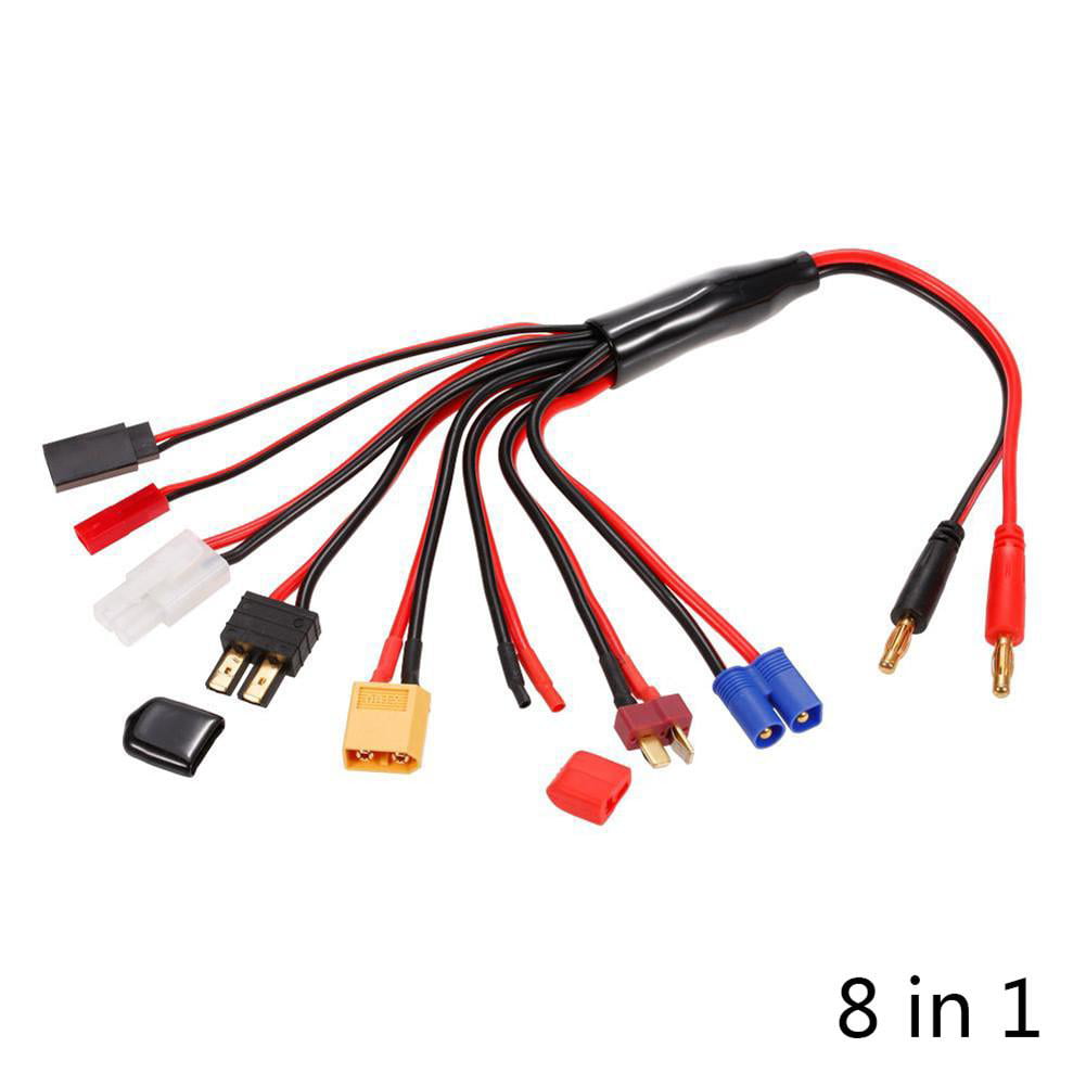 8-in1/10-in1 RC Lipo Battery Multi Charger Plug Adapter Charging Cable Converter 