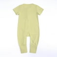 thumbnail image 5 of CheerKidz Cute Solid Color Short Sleeve Double Zipper Romper for Toddler Baby Boys Girls Perfect for Outdoor Adventures and Casual Wear 0-3 Years(Green,6-12Months), 5 of 9