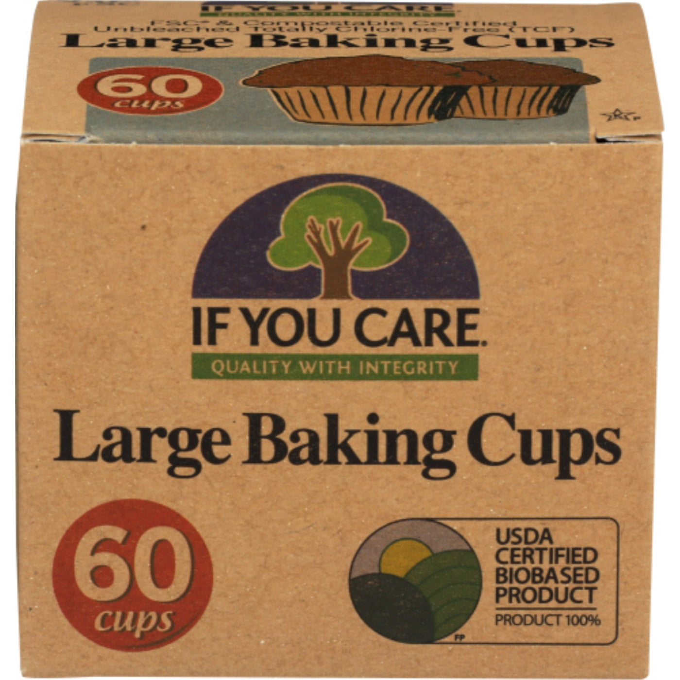 If You Care FSC Certified Large Baking Cups, 60 count