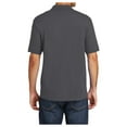 thumbnail image 2 of Yellow Rooster Men's Core Blend Jersey Knit Polo Charcoal S, 2 of 6