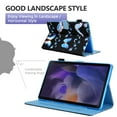 thumbnail image 2 of Cartoon Pattern Case for 2021 Samsung Galaxy Tab A8 10.5" (SM-X200 or SM-X205) - Flip Lightweight Wallet Case with Stand /Card Holders, PU Leather Protective Fold Stand Cute Cover (Blue Butterfly), 2 of 6