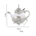 thumbnail image 3 of Abbracc Glass Teapot Court Lid Kitchen Tableware, 3 of 8