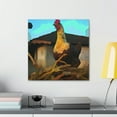 thumbnail image 4 of Hen in Sunset Glow - Canvas, 4 of 10