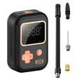 thumbnail image 1 of Wireless Portable Car Air Compressor with Built-in 3000mAh Lithium Battery, 150PSI Max Inflation, Automatic Shut-Off, LED Light, ABS Material, 5V/2A Input, Supports PSI/BAR/KPA, for Cars,, 1 of 6