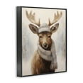 thumbnail image 3 of Stupell Industries Cozy Winter Deer Fawn Animals Painting Black Framed Art Print Wall Art, 11 x 14, 3 of 8