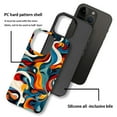 thumbnail image 4 of FKBRCL4U Compatible with iPhone 11 Pro Case, Swirling Colors Abstract Shapes Psychedelic Pattern for Girl Full Body Design Soft Silicone Drop Shock Scratch Protection for iPhone 11 Pro, 4 of 7